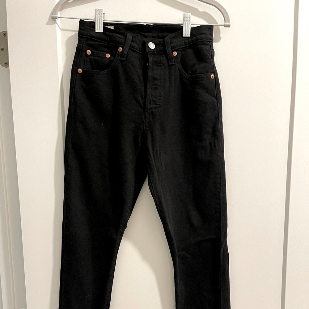 Black Levi 501 jeans